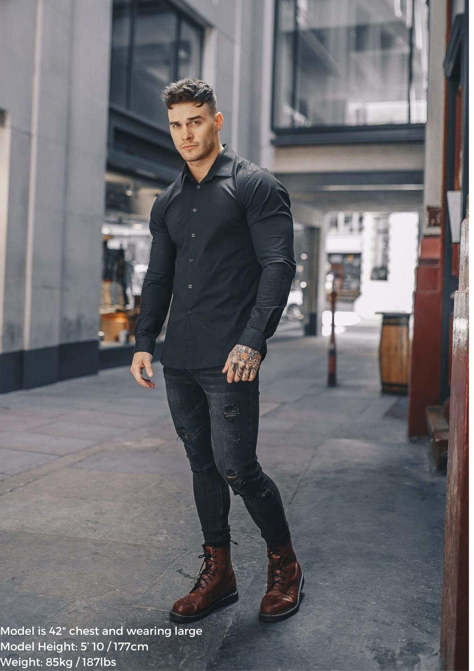Black Vittorini Fit Shirt