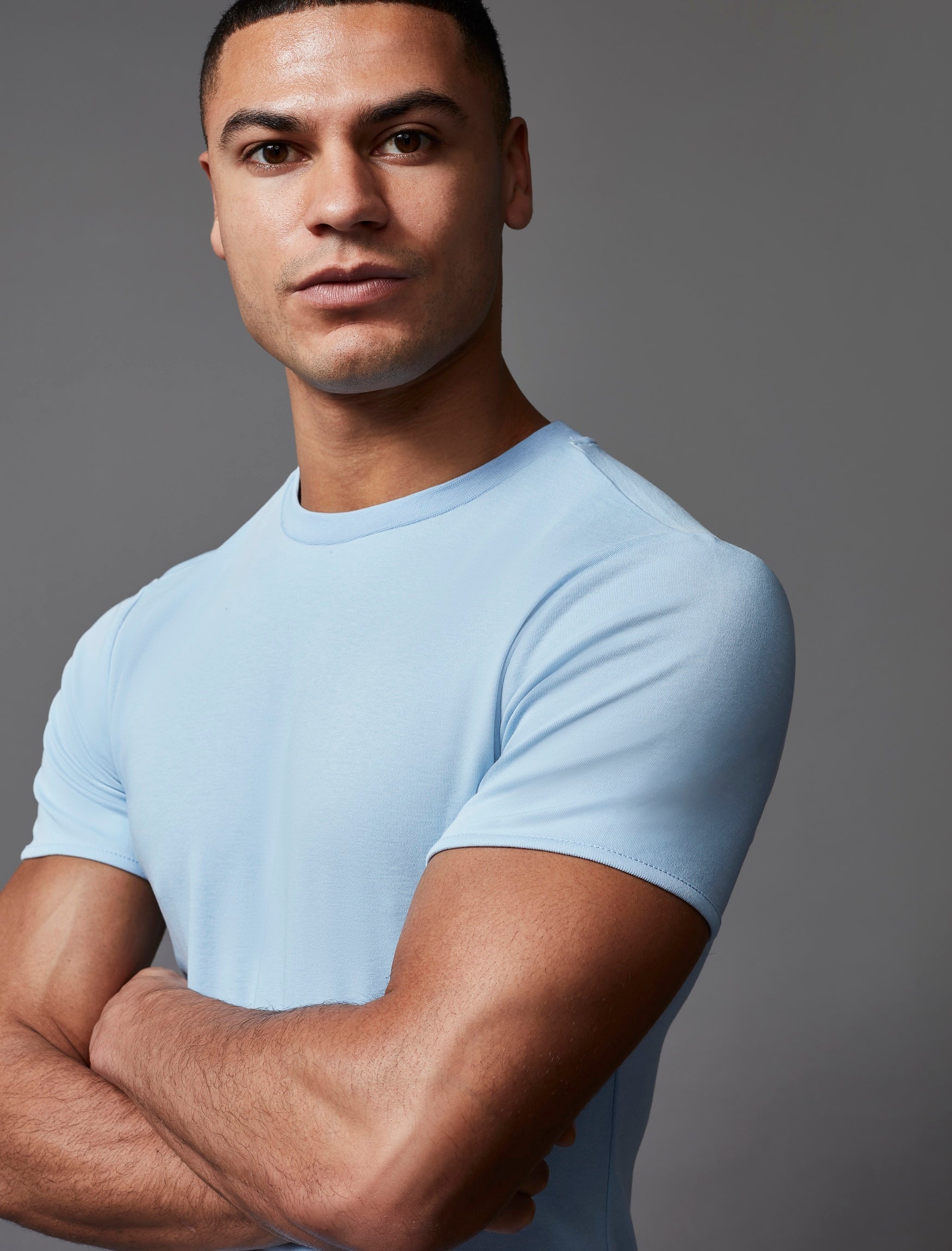 Light Blue Vittorini Fit T-Shirt