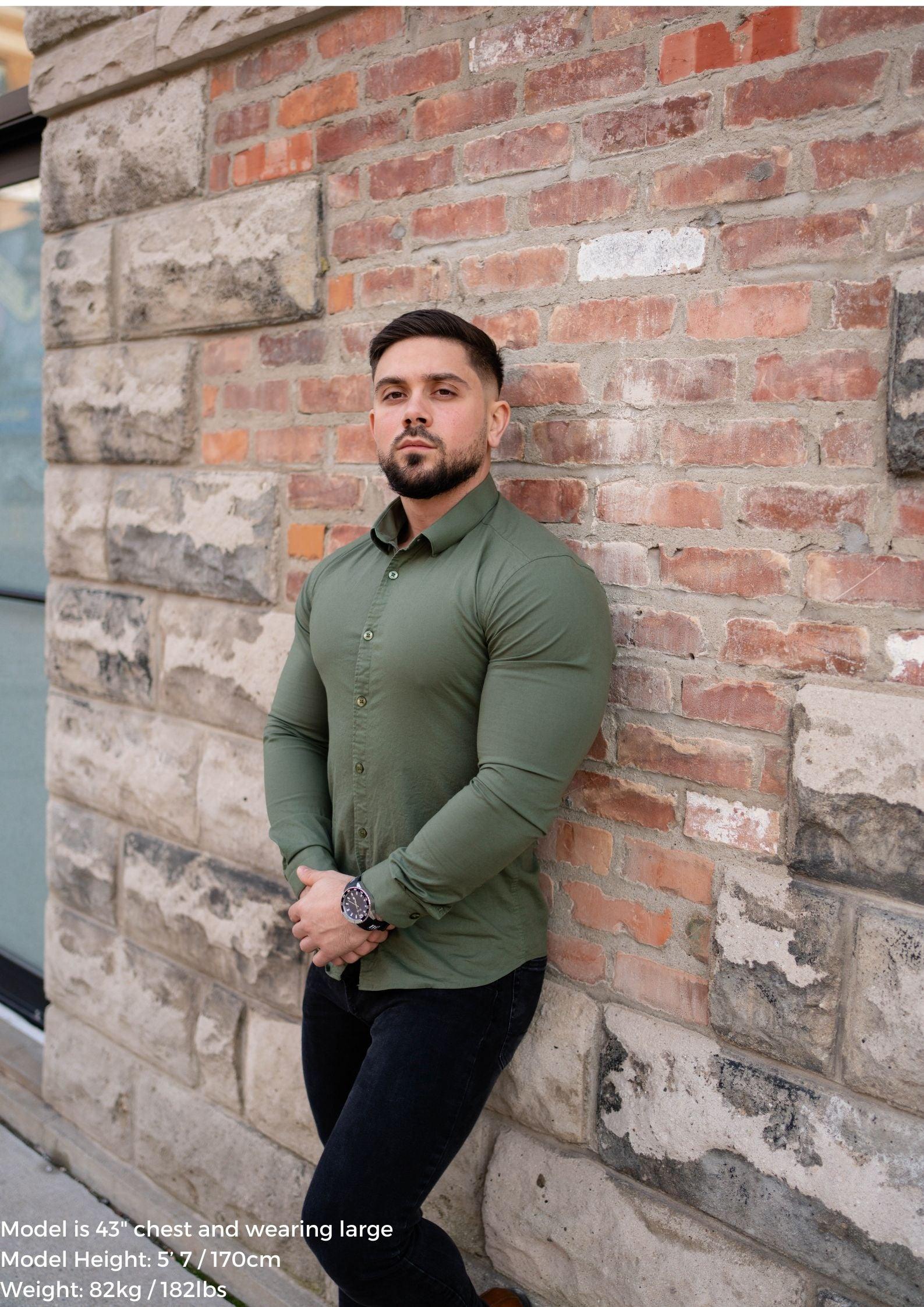 Olive Vittorini Fit Shirt