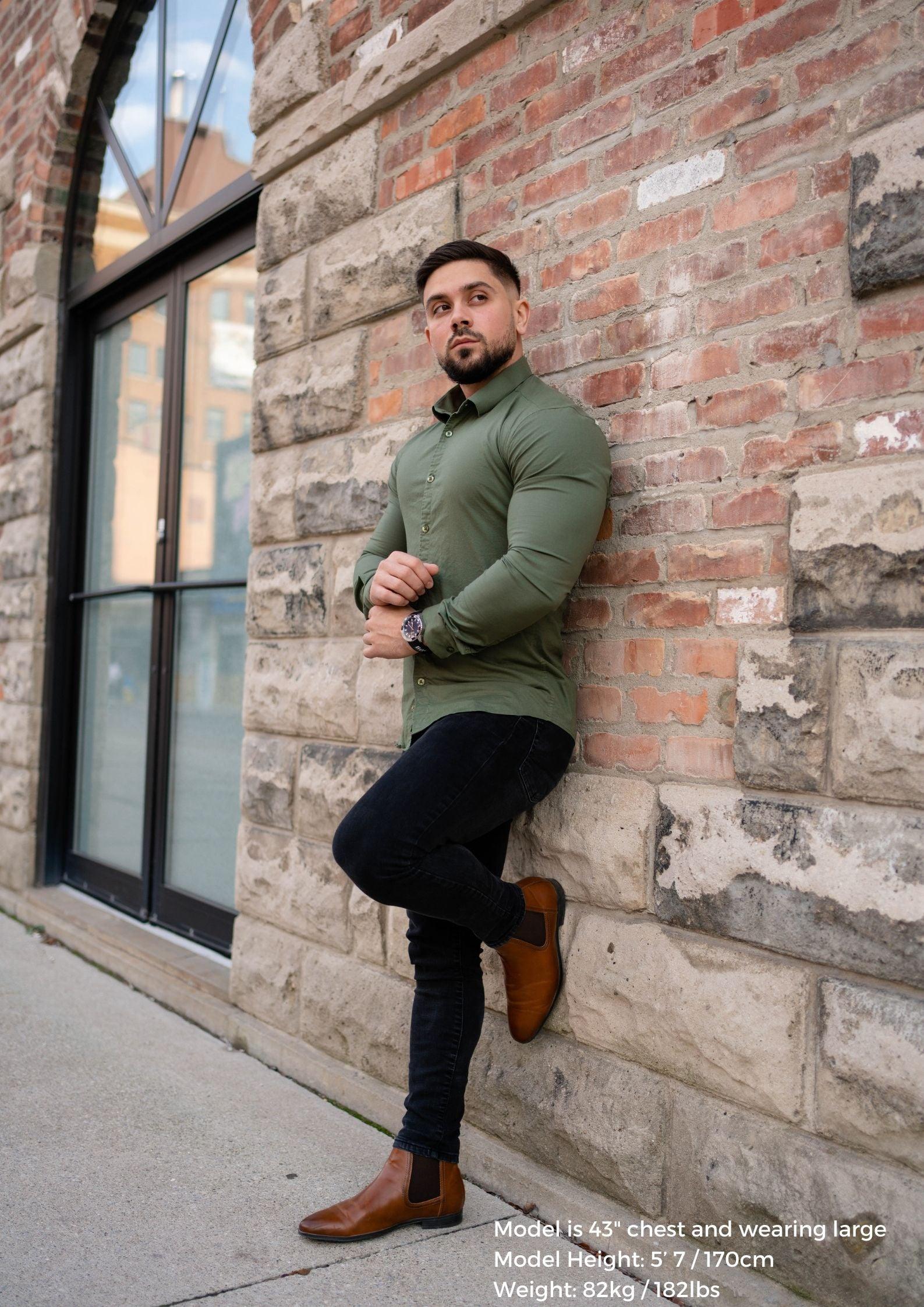 Olive Vittorini Fit Shirt