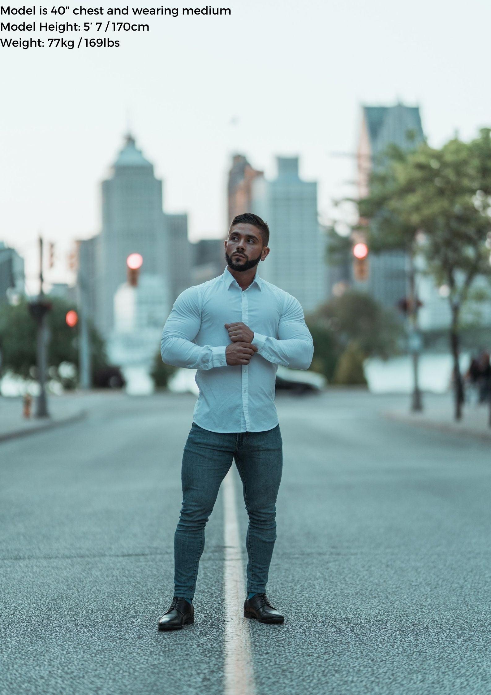 White Vittorini Fit Shirt