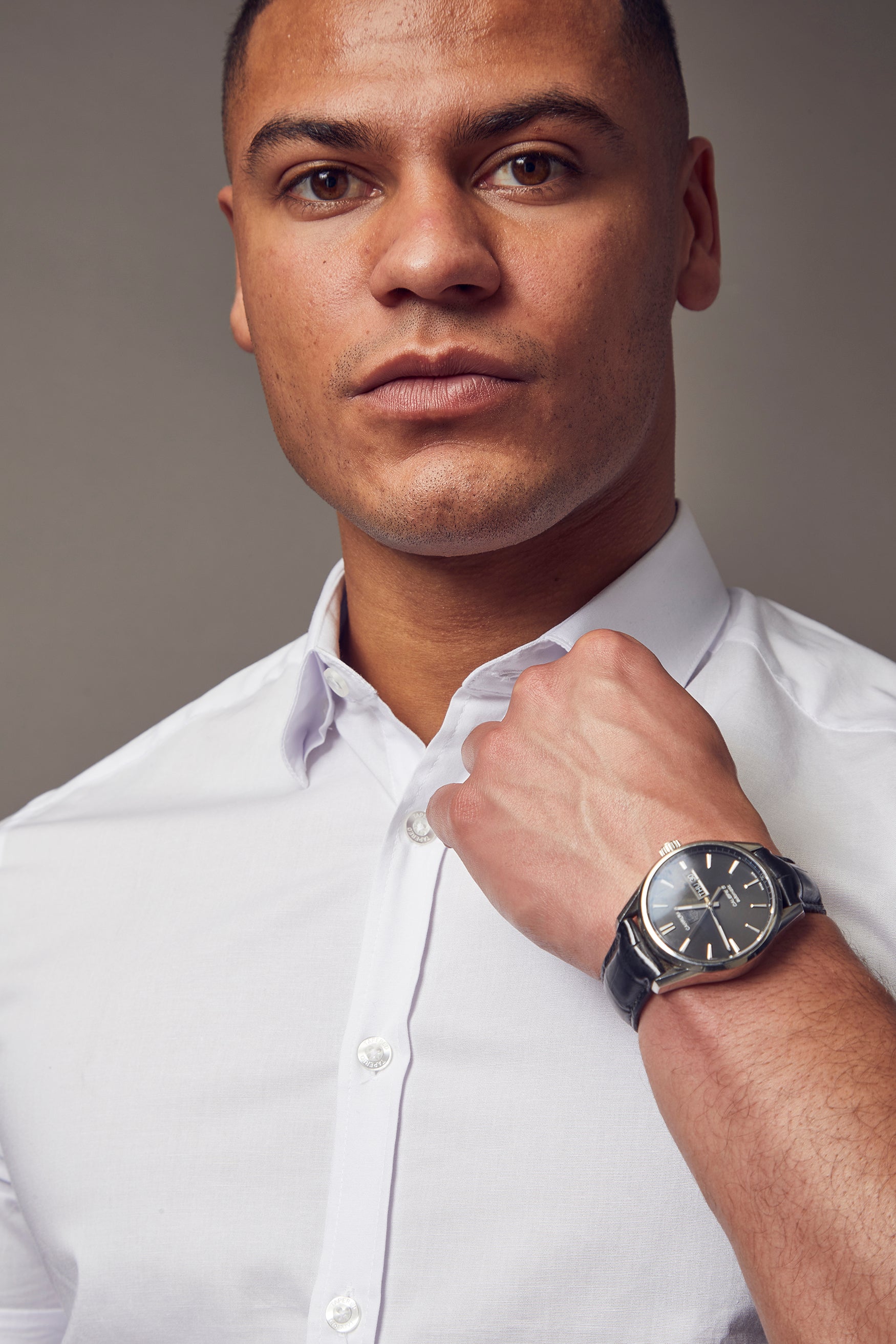White Short Sleeve Vittorini Fit Shirt